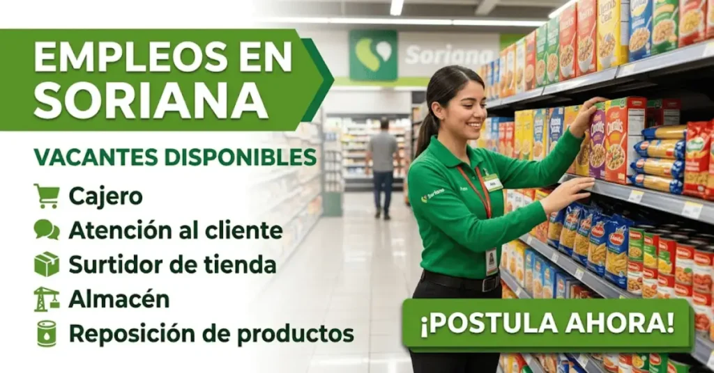 🛍️ Empleos en Soriana México: vacantes disponibles y cómo enviar tu solicitud